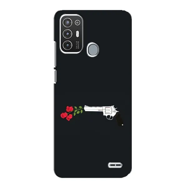 Чехол с принтом «Неожиданные цветы» для ZTE Blade A72