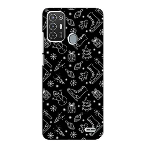 Новорічні, Святкові Чохли для ZTE Blade A72 - 2024 год (Новорічний фон)