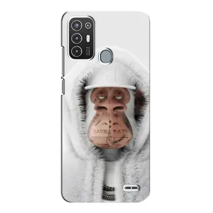 Чехол с принтом «обезьяна NFT в тату» для ZTE Blade A72