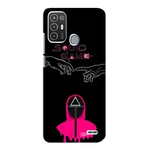 Чохол Гра в кальмара для ZTE Blade A72 (Мінімалізм Гра кальмара)