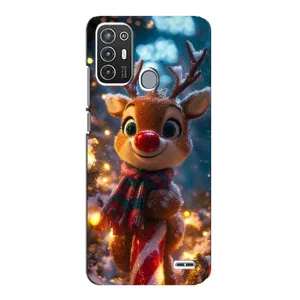 Чохол з принтом «Олень з шарфом» для ZTE Blade A72