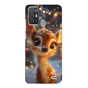 Чохол з принтом «Оленятко серед гірлянд» для ZTE Blade A72