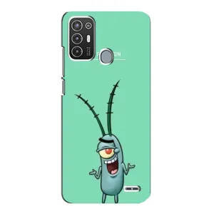 Чохол Губка Боб для ZTE Blade А72 (Персонаж Планктон)