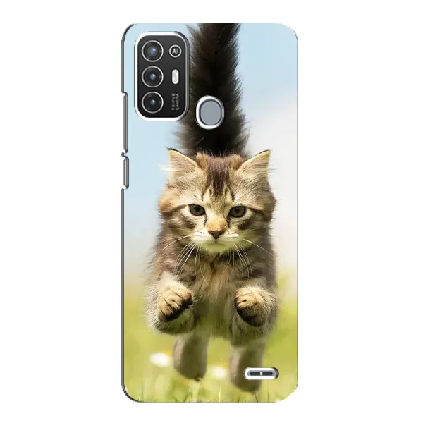 Чехол с принтом «Прыжок кота» для ZTE Blade A72 Чехол с принтом «Прыжок кота» для ZTE Blade A72