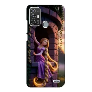 Чохол Рапунцель для ZTE Blade A72 (Рапунцель на вежі)