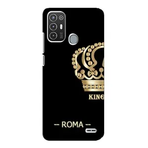 Чохли для ZTE Blade A72 (VPrint) - Футбольні клуби (Roma)