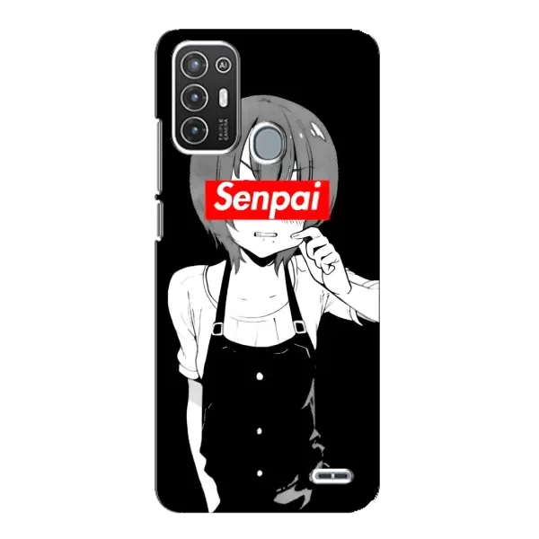 Чохол з принтом «Senpai» для ZTE Blade A72 Чохол з принтом «Senpai» для ZTE Blade A72