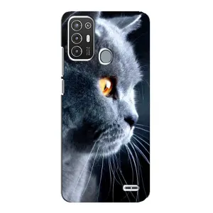 Чехол с принтом «Серый Кот» для ZTE Blade A72