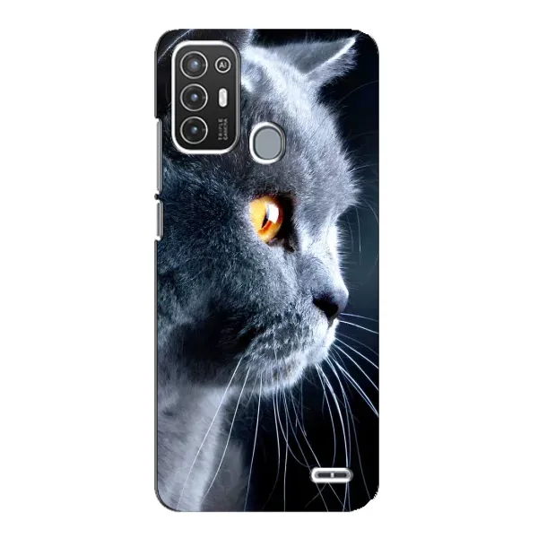Чехол с принтом «Серый Кот» для ZTE Blade A72 Чехол с принтом «Серый Кот» для ZTE Blade A72
