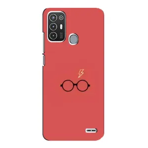Чехол с принтом «шрам и очки» для ZTE Blade A72