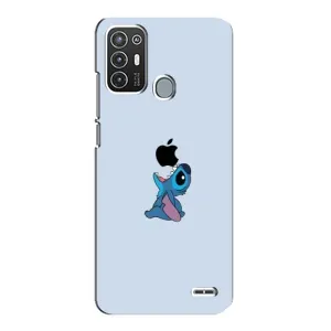 Чохол з принтом Стіч на ZTE Blade A72 (Stitch apple)