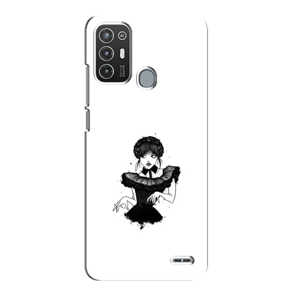 Чехол с принтом «танец Уэнздей» для ZTE Blade A72