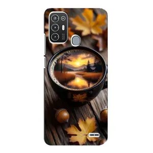Чохол з принтом «Темна кава» для ZTE Blade A72
