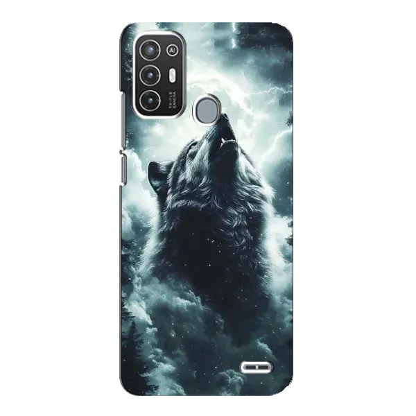 Чохол з принтом «Вовк у хмарах» для ZTE Blade A72 Чохол з принтом «Вовк у хмарах» для ZTE Blade A72