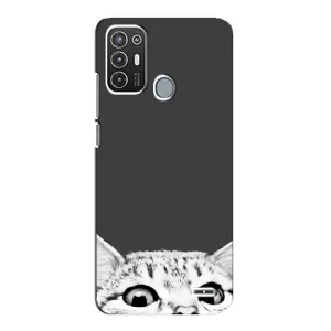 Чехол с принтом «Выглядывает кот» для ZTE Blade A72