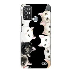 Чехол с принтом «Взгляд котов» для ZTE Blade A72
