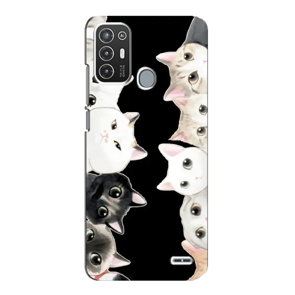 Чехол с принтом «Взгляд котов» для ZTE Blade A72