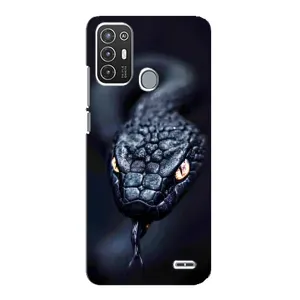 Чохол з картинкою 'Хижаки' для ZTE Blade A72 (Чорна змія)