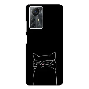 Чохол з малюнком кіт на ZTE Blade A72s (Байдужий кіт)