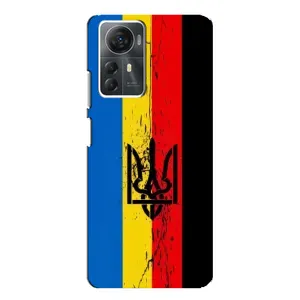 Украинские Чехлы для ZTE Blade A72s с картинкой УПА (AlphaPrint) (Флаг УПА)