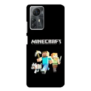 Чохол з принтом «герої Minecraft» для ZTE Blade A72s