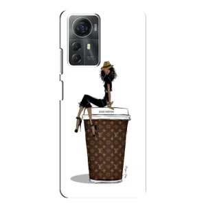 Чохли Луі Вітон для ZTE Blade A72s (AlphaPrint - LOUIS VUITTON) (кава LOUIS VUITTON)