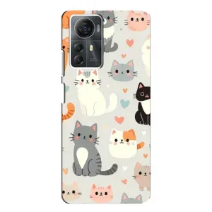 Чохол з малюнком кіт на ZTE Blade A72s (Колаж котів)