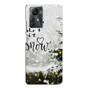 Новорічні, Святкові Чохли для ZTE Blade A72s - 2024 год (Let it snow)