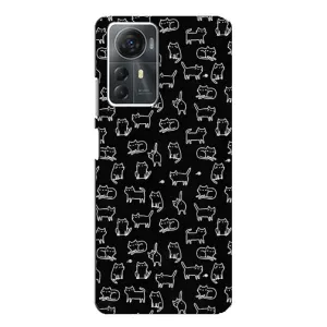 Чохол з принтом для ZTE Blade A72s (AlphaPrint) Модні коти (Маленькі котики)