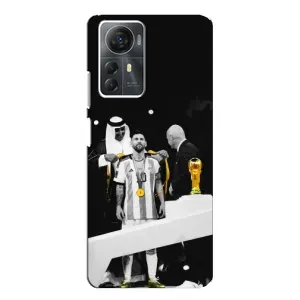 Чохли для ZTE Blade A72s (Leo чемпіон) (AlphaPrint) (Мессі коронований)