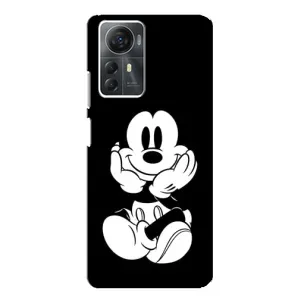 Міккі Маус чохол для ZTE Blade A72s (AlphaPrint - Мультяшні) (Маус на чорному)