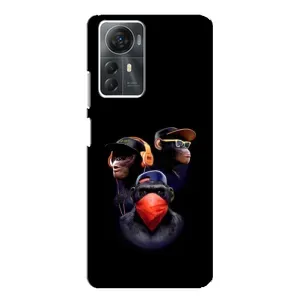 Чохол з Мавпами ZTE Blade A72s - (AlphaPrint) (Три мавпи)