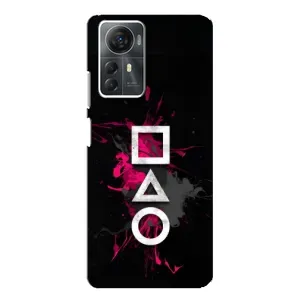 Чохол Гра в кальмара для ZTE Blade A72s (Символи Гра кальмара)