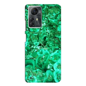 Мраморний чехол на ZTE Blade A72s (VPrint) (Салатовий Мрамор)