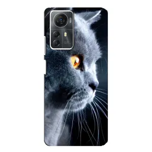 Чохли з Котиками для ZTE Blade A72s (VPrint) (Сірий Кіт)