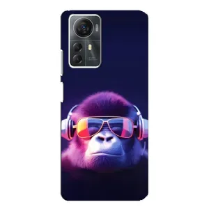 Чохол з Мавпами ZTE Blade A72s - (AlphaPrint) (Стильна мавпа)