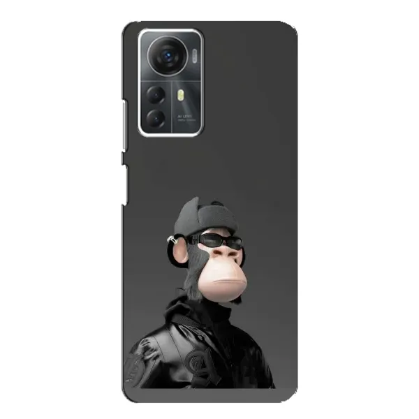 Чохол з принтом «стильна мавпа NFT» для ZTE Blade A72s