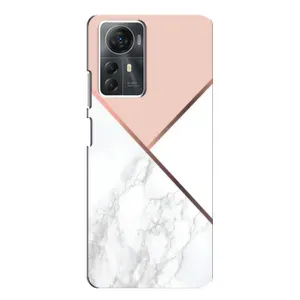 Мраморний чехол на ZTE Blade A72s (VPrint) (Тройний мрамор)