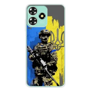 Чехлы с картинкой ЗСУ для ZTE Blade A73 (AlphaPrint) (АРТ солдат)