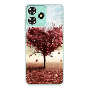 Чехлы для любимой на ZTE Blade А73 (VPrint) (Дерево серце)