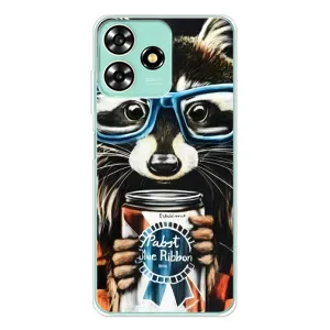 Чохол з принтом для ZTE Blade А73 - (Прикольні) (AlphaPrint) (Єнот з банкою)