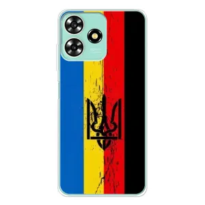 Украинские Чехлы для ZTE Blade A73 с картинкой УПА (AlphaPrint) (Прапор УПА)