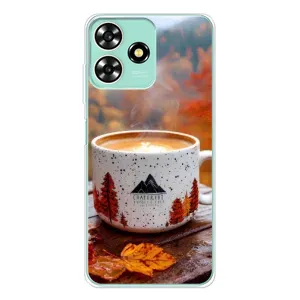 Чохол з принтом «Кава на природі» для ZTE Blade A73