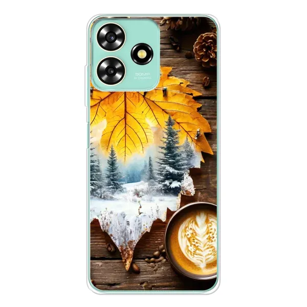Чохол з принтом «Осінньо-зимова кава» для ZTE Blade A73