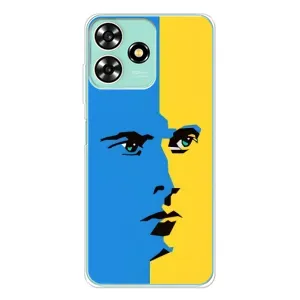 Украинские Чехлы для ZTE Blade A73 с картинкой УПА (AlphaPrint) (Степан Бандера)