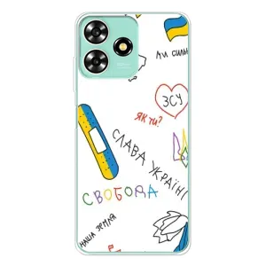 Чохли (Доброго вечора, ми за України) для ZTE Blade А73 (AlphaPrint) (Стикер)