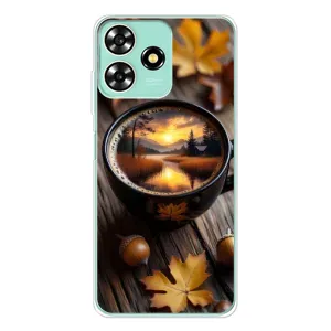 Чохол з принтом «Темна кава» для ZTE Blade A73