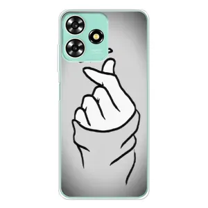 Чехол с принтом «Значок Love» для ZTE Blade A73