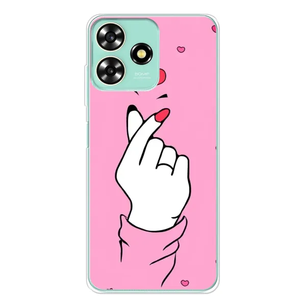 Чехол с принтом «Знак Love» для ZTE Blade A73 Чехол с принтом «Знак Love» для ZTE Blade A73