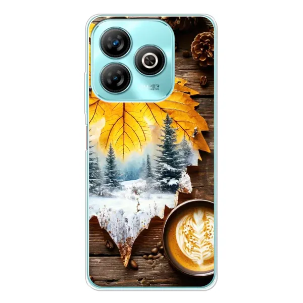 Чохол з принтом «Осінньо-зимова кава» для ZTE Blade A75